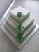 Svatební dort zelená růže 2